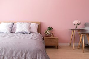 pink brush slaapkamer
